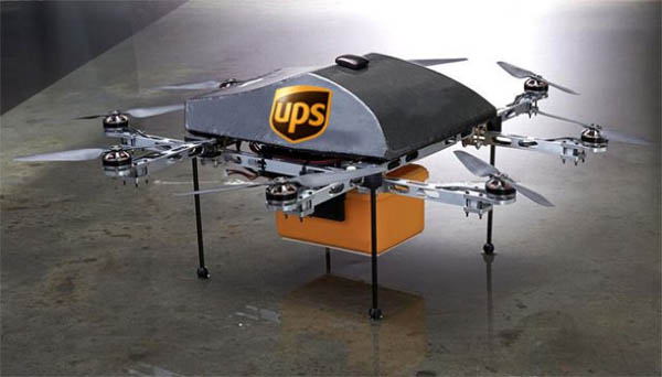 Not only the Amazon, UPS also plans to use UAV
