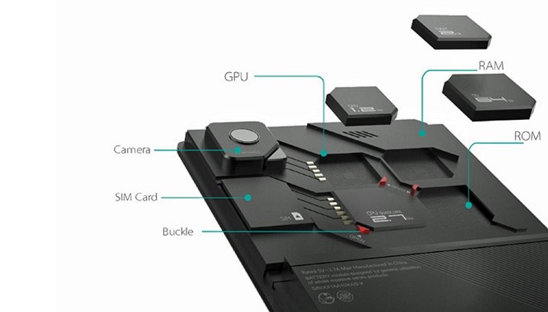 在Google及Phonebloks之後，中興也在2014年的CES中宣布開發模組化手機ECO-MOBIUS。