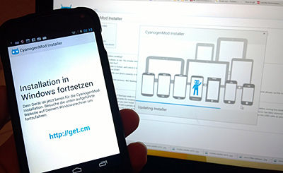 Easy to implement is an important advantage of  CyanogenMod