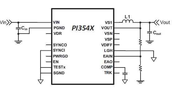 PI3545 簡單易用的電路圖