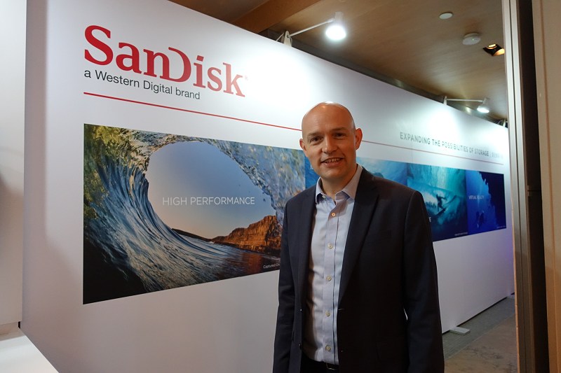 SanDisk零售產品行銷經理Jared Peck