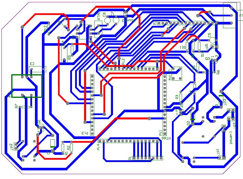 硬體PCB板Layout電路圖