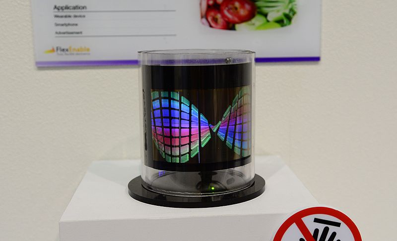 CPT partnership with FlexEnable Ltd and will invest in the production of full-color flexible AMOLED displays.