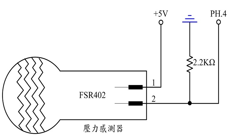壓力感測模組之控制電路圖