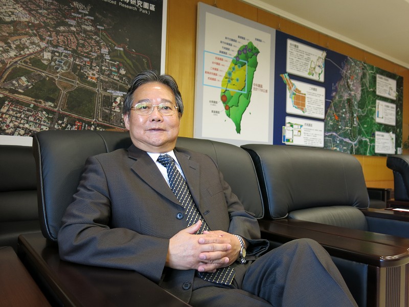 陳銘煌局長認為：中部地區是台灣工業製造的大本營，未來更將打造成為智慧機器人創新製造的研發基地。(攝影/王岫晨)