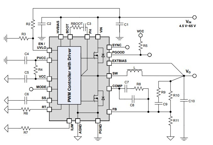 典型應用中的FAN650xx
