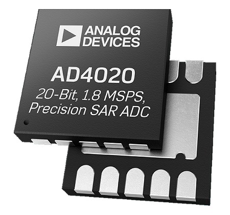 ADI的AD4020是一款低雜訊，低功耗，高性能的SAR ADC。