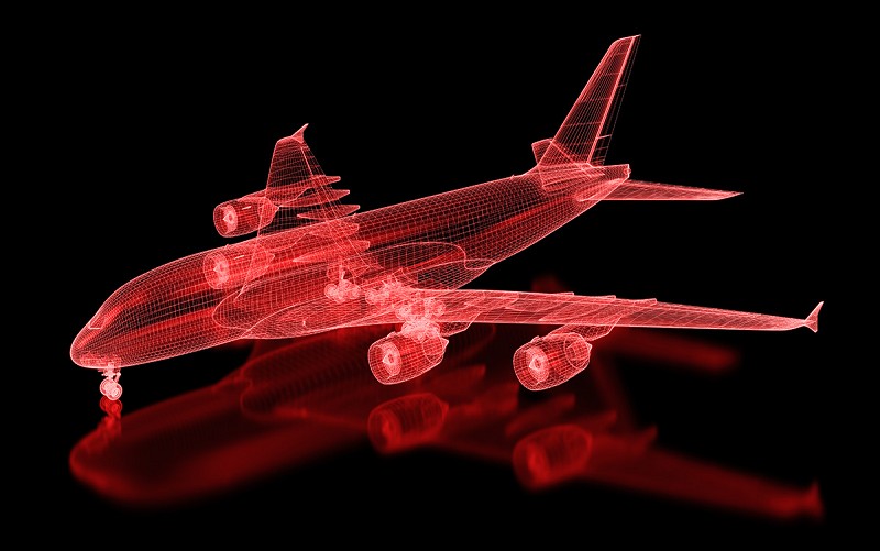 CAD/CAM被應用於各類機械零組件的設計，航太產業就是其中之一。（source: Aerospace Cad-Cam）