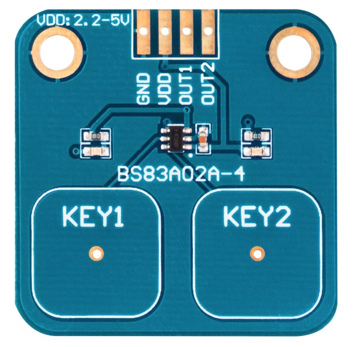 BMS00010兩鍵電容式觸控感測模組