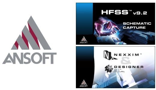 ANSYS 公司的商標和高頻電磁場模擬HFSS，電路模擬Designer / Nexxim 安裝包從HFSSv9.0 開始，全面更新了界面