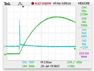 具有P3800MEL的3kA 8/20（無240v交流耦合）