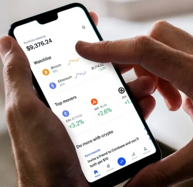 加密貨幣交易平台Coinbase搭上元宇宙加密貨幣金融列車。(Source：Coinbase官網)