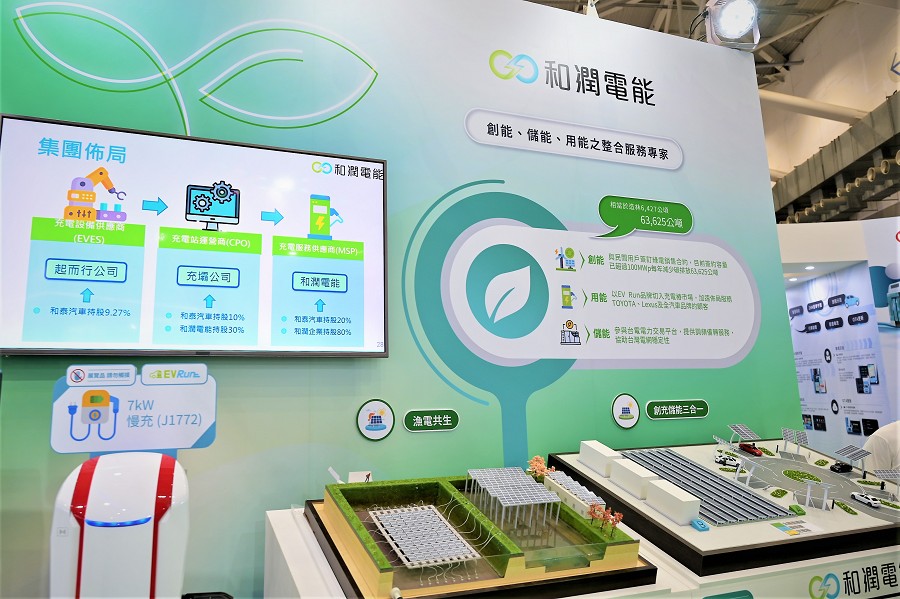 和泰集團透過旗下新成立「和潤電能」公司，看好可售電給台電和其他企業商機，預估3年內電能事業將有爆發性成長。（攝影：陳念舜）