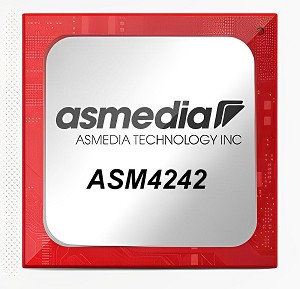 祥碩Host端IC ASM4242的雙向傳輸速度最高趨近40Gbps。(source：祥碩)