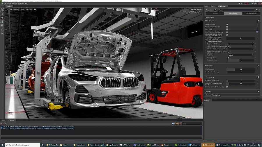 BMW使用工業元宇宙，以一對一的比例製造虛擬汽車，然後為工廠部署最終佈局。（source：BMW）