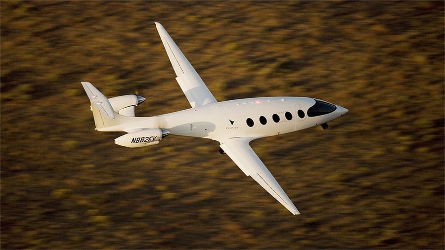 Alice可搭載1-2名飛行員及9名乘客(source：Eviation Aircraft)