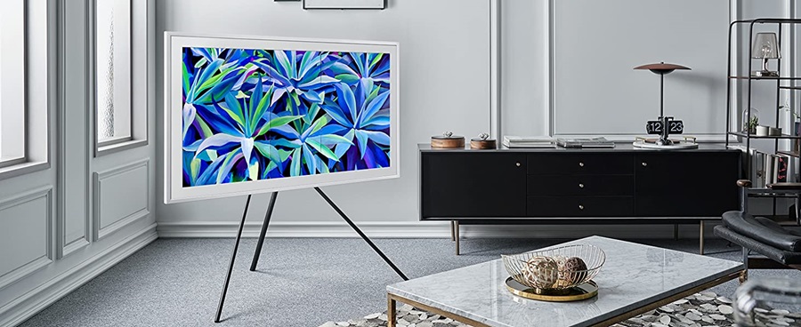 在使用者指定時段內若未偵測有人在場，Samsung Frame TV 2021 會從藝術模式切換到休眠模式。