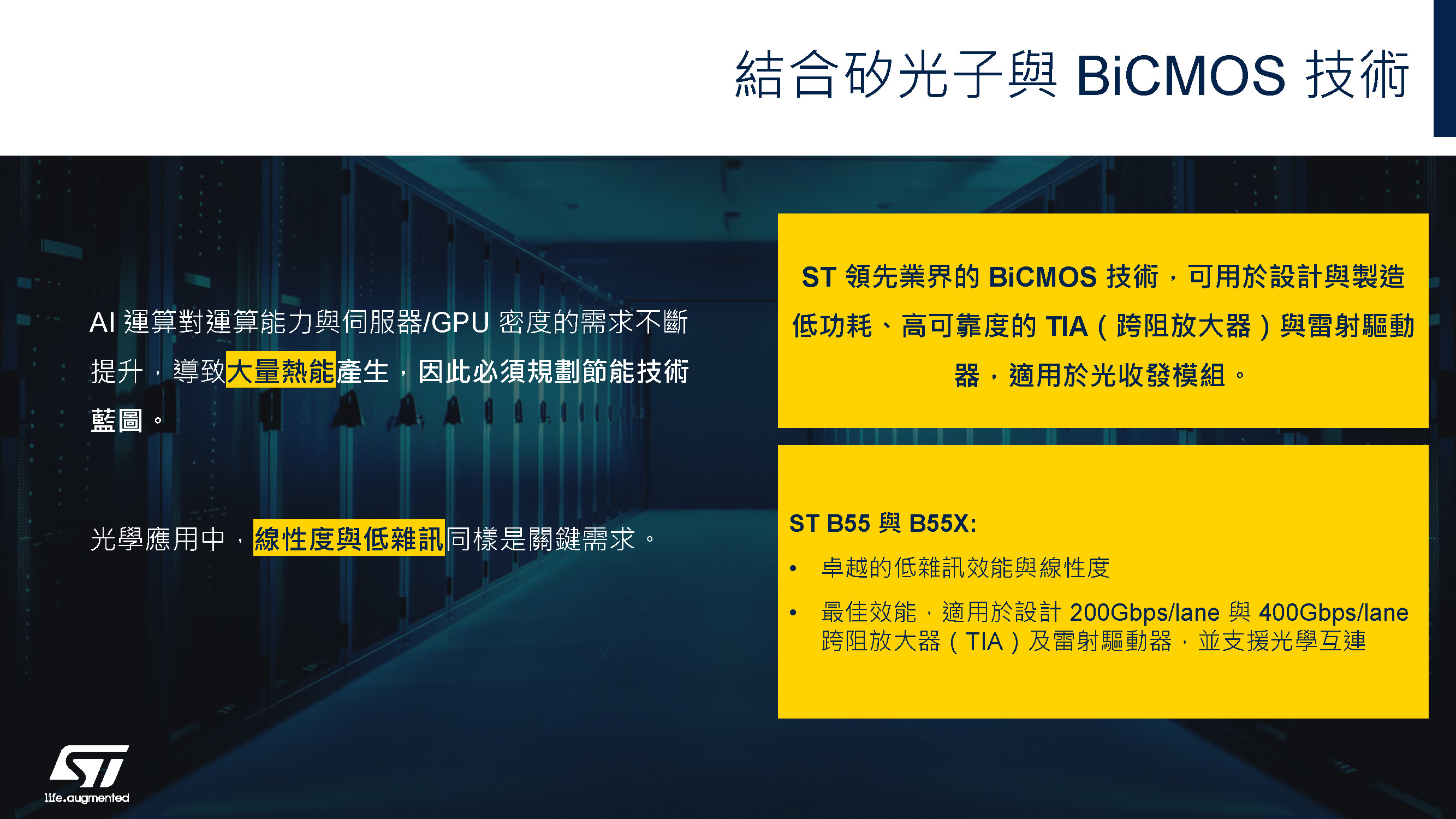 結合矽光子與BiCMOS技術