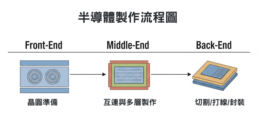 半導體製作流程圖