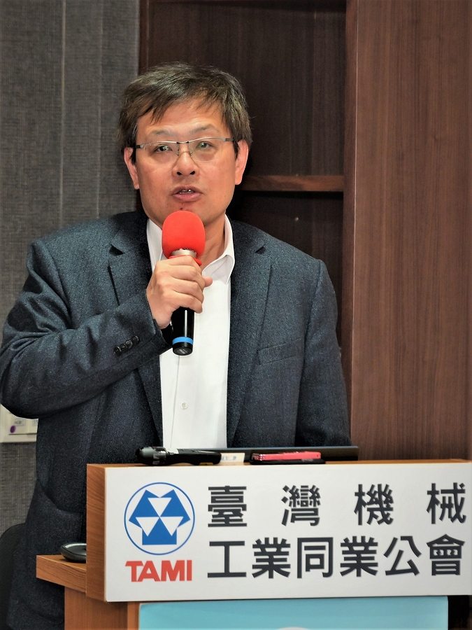 東元電機公司技術長饒達仁。(攝影：陳念舜)