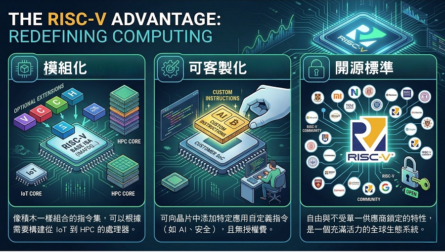 RISC-V的主要競爭優勢。
