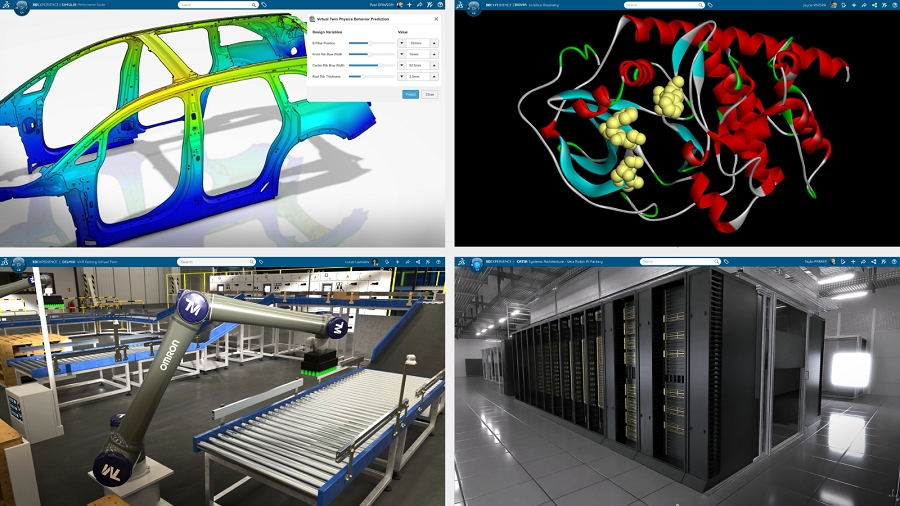 達梭系統與NVIDIA合作建構工業AI平台，驅動虛擬孿生技術。