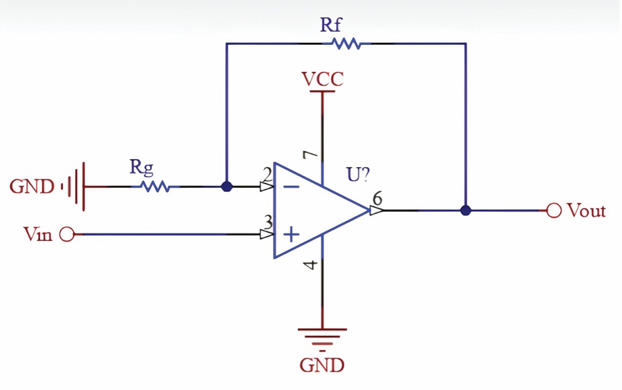 同相放大器電路範例