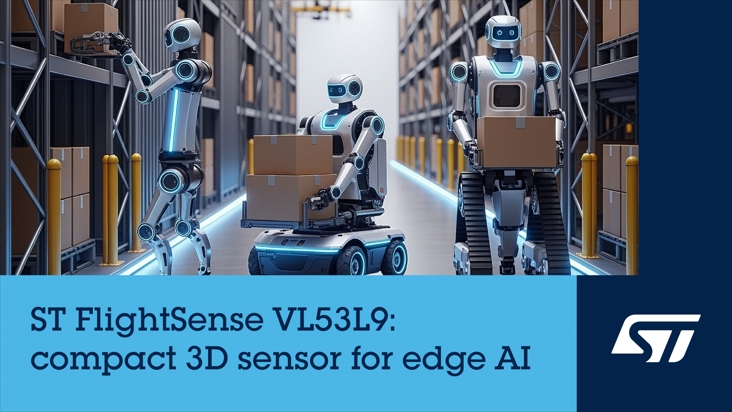 意法半導體推出全新小型化dToF 3D LiDAR模組，以業界領先的解析度與效能，提升精巧型邊緣AI的空間感知能力