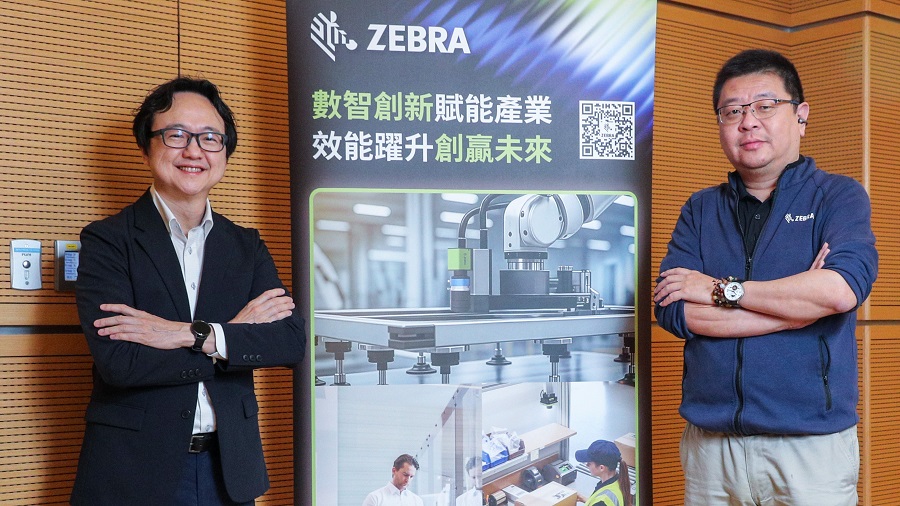 斑馬科技大中華區副總裁暨總經理于放(右)、亞太地區機器視覺與影像產品線業務總監Kelvin Cho(左)_1