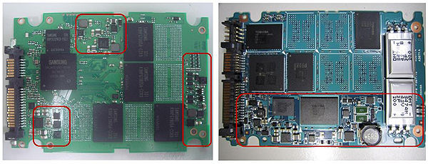 Left is Drive E; Right is Drive F