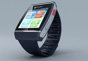 AngelCare is a GSM-based (WCDMA available) smartwatch equipped with GPS and Bluetooth