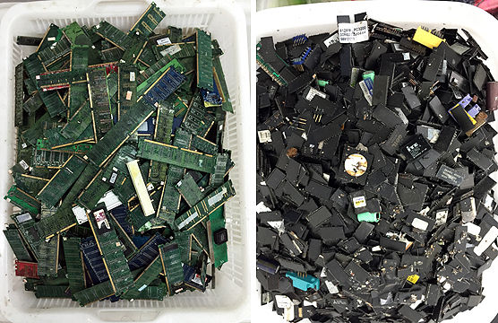 Through this method of first un-welding and then quenching, the recycling efficiency can be increased approximately five times.