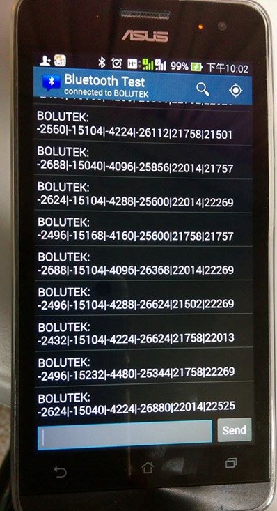 APP應用程式的介面操作示意圖