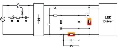 主動式洩流電路唯有在需要時才汲取電流，但需額外元件且難以控制。