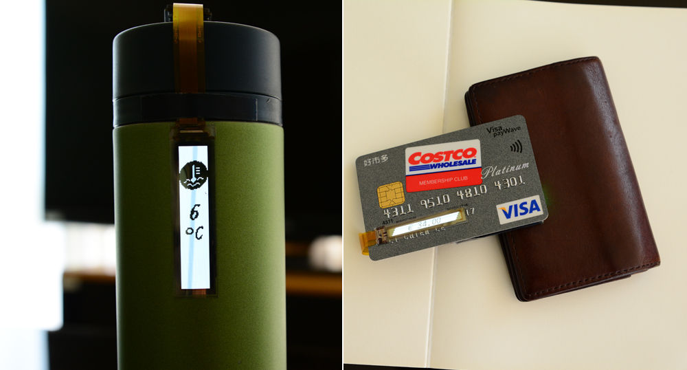 WiseChip integrated its PMOLED panel into vacuum thermos and credit card applications.