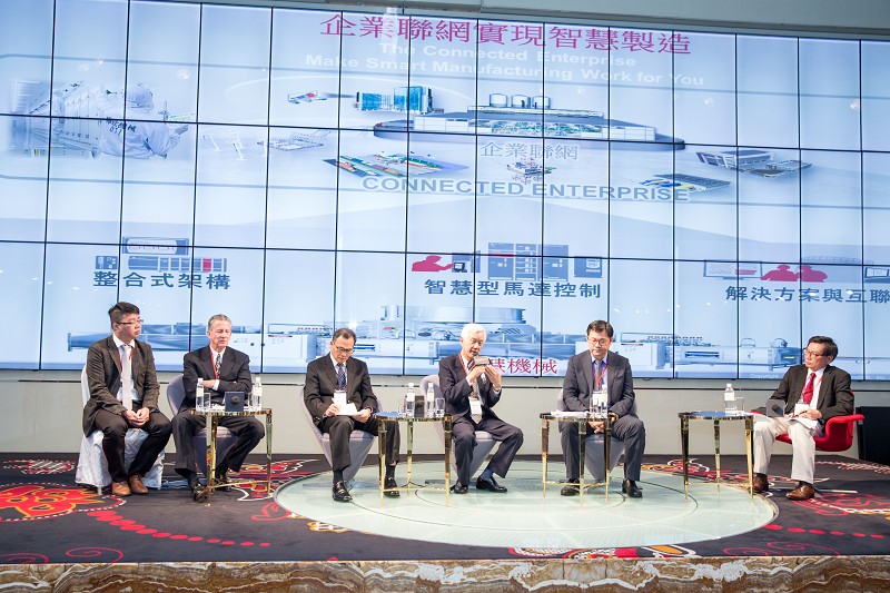 「洛克威爾自動化大學」邀請業界指標性人士，深入討論台灣業者在智慧製造浪潮中的機會與商機。(照片提供／洛克威爾)