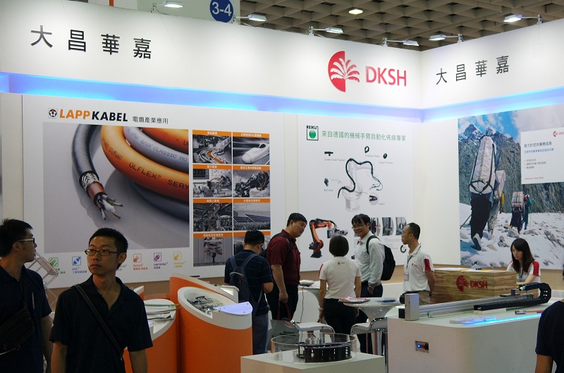 大昌華嘉於展場秀出三大獨家代理的歐洲品牌。（攝影／王景新）