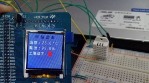 環境數據示意圖