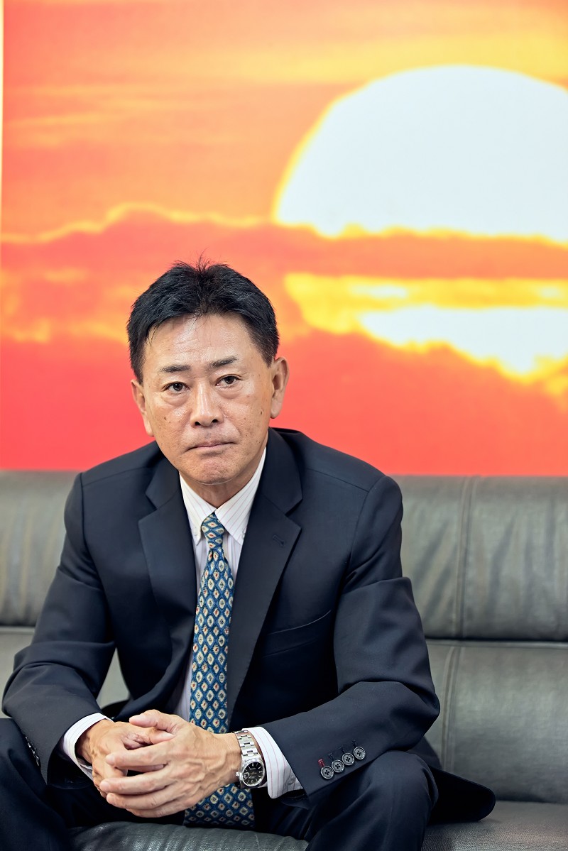 田中朋夫指出，「Mitutoyo」品牌的特色是專精於提供製造業尺寸量測的綜合製造廠商。（攝影/王建發）