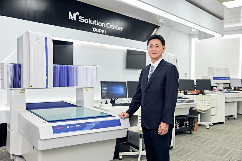 田中朋夫表示，中部地區的工具機產業向來是台灣三豐的重點市場之一，也是產品運用層面相當廣泛者。（攝影/王建發）