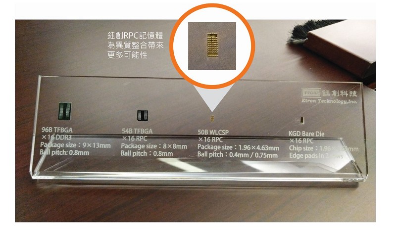 鈺創科技的RPC DRAM，為記憶體的整合應用開創新的視野。