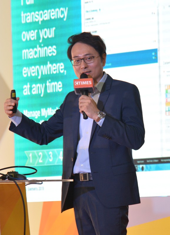 西門子工具機事業處協理譚世斌(攝影/陳念舜)