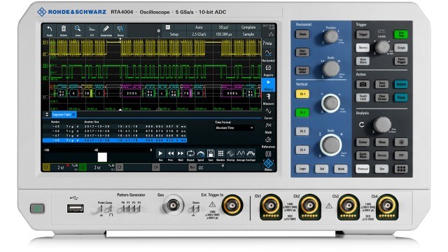 羅德史瓦茲RTA4000 數位示波器＜圖片來源：rohde-schwarz.com＞