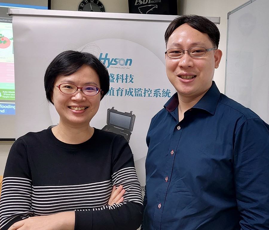 海盛科技創辦人暨執行長連唯証（右），與共同創辦人邱禹韶（左）。
