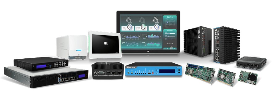 威強電以工業自動化為核心，布局AI分析/偵測、雲端管理、虛擬化運算、資安、高速通訊、ESG市場，其中智能化網通產品包含：5G CPE、防火牆路由器、網通運算伺服器、儲存裝置等。（source：IEI）