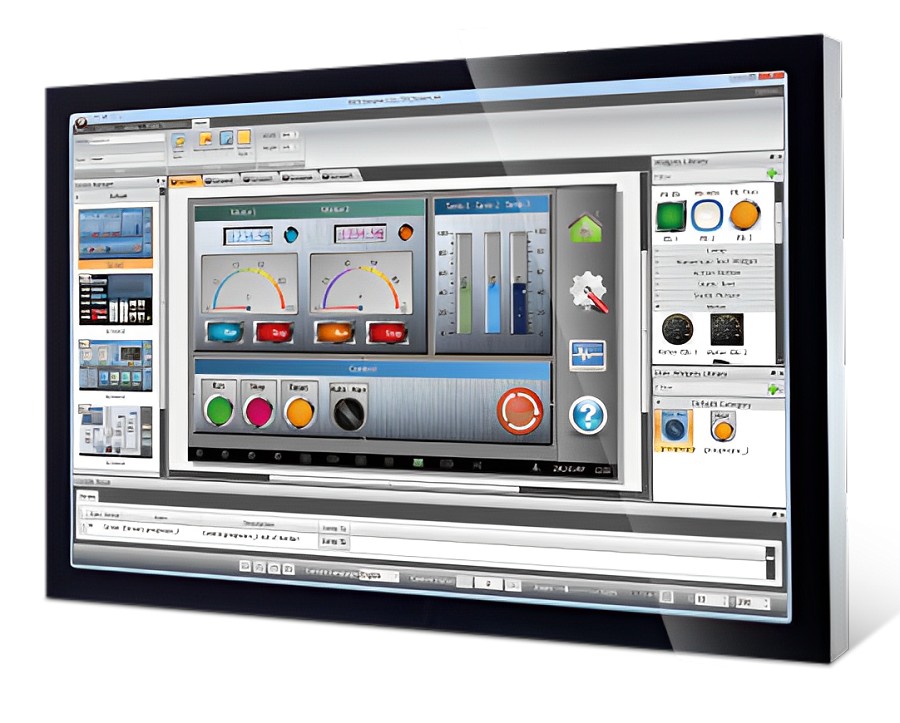 PanKonix Series-HMI Panel PC具備工業級HMI觸控平板電腦整合控制、閘道及顯示功能。（source：凌華）