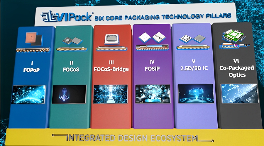 日月光VIPack先進封裝平台，支援CPO封裝技術。(source：日月光)
