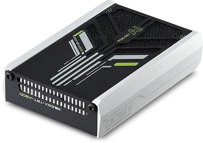 凌華推出的Pocket AI袖珍型攜帶式Nvidia RTX A500 GPU。(source：凌華)