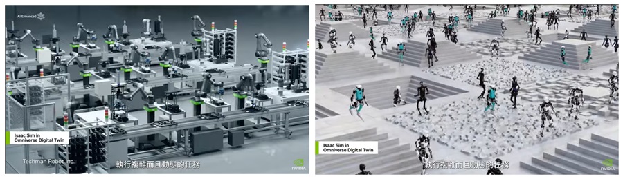 機器人可以執行複雜而且動態的任務。(source：NVIDIA)