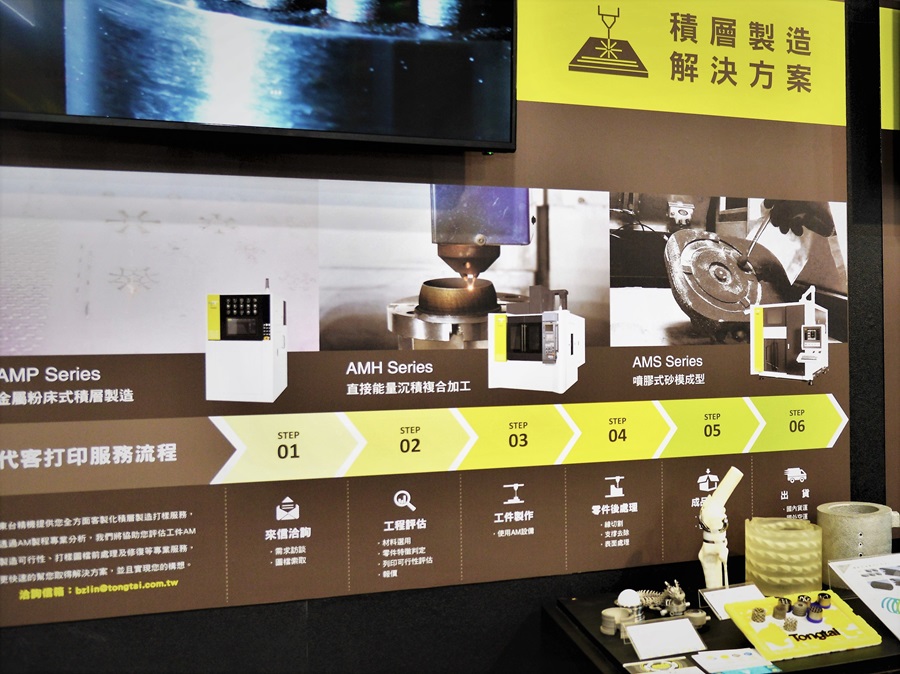 依東台所具備的積層製造核心技術能力，工件製造和設備銷售是可以發展的方向。（攝影:陳念舜）